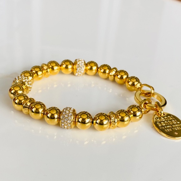 New Henri Bendel Beaded Influencer Bracelet with CZ Pave Crystals - Picture 12 of 14